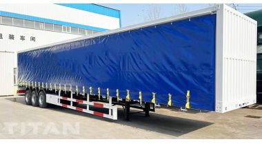 3 Axle 40 Foot Curtain Side Trailer will be sent to Panama