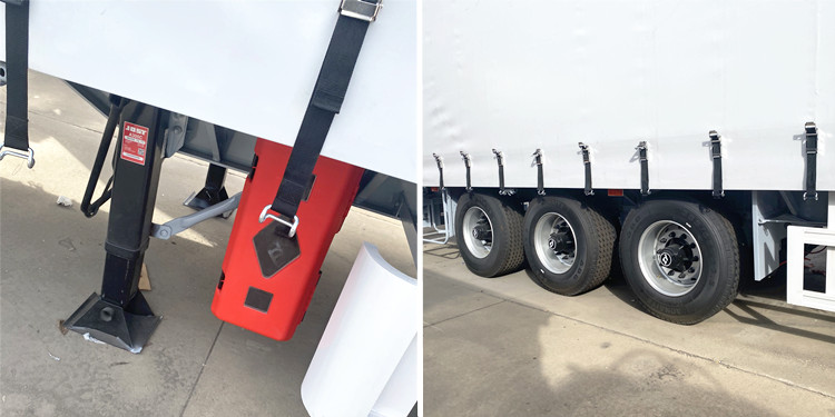 40FT Tautliner Truck Trailer for Sale in Russia
