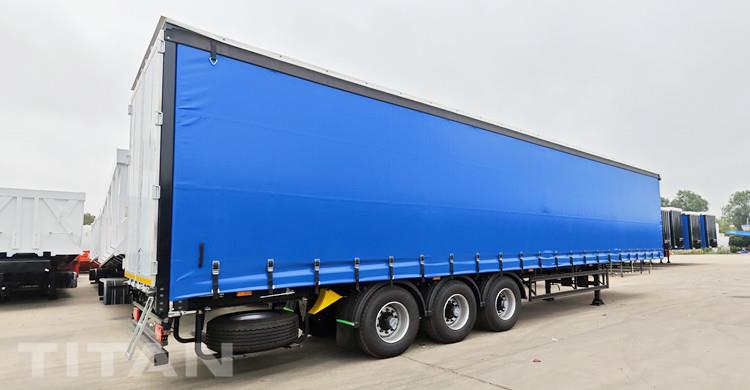 Tri Axle Curtain Side Trailer will be sent to Ivory Coast