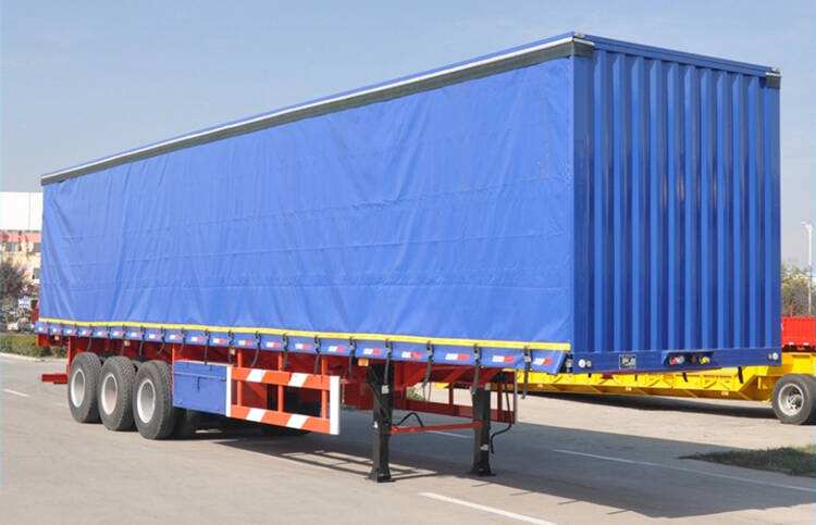 Curtain Side Flatbed Trailer for Sale | Flatbed Trailer with Curtains Side
