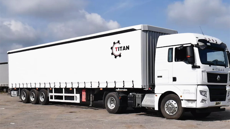 Tri Axle Curtain Side Trailer for Sale Near Me