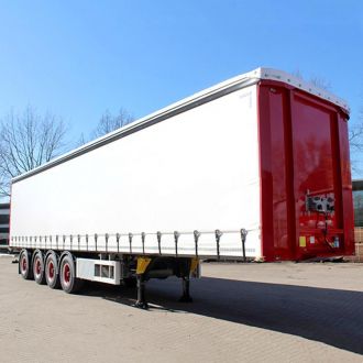 4 Axle Tautliner Truck Trailer